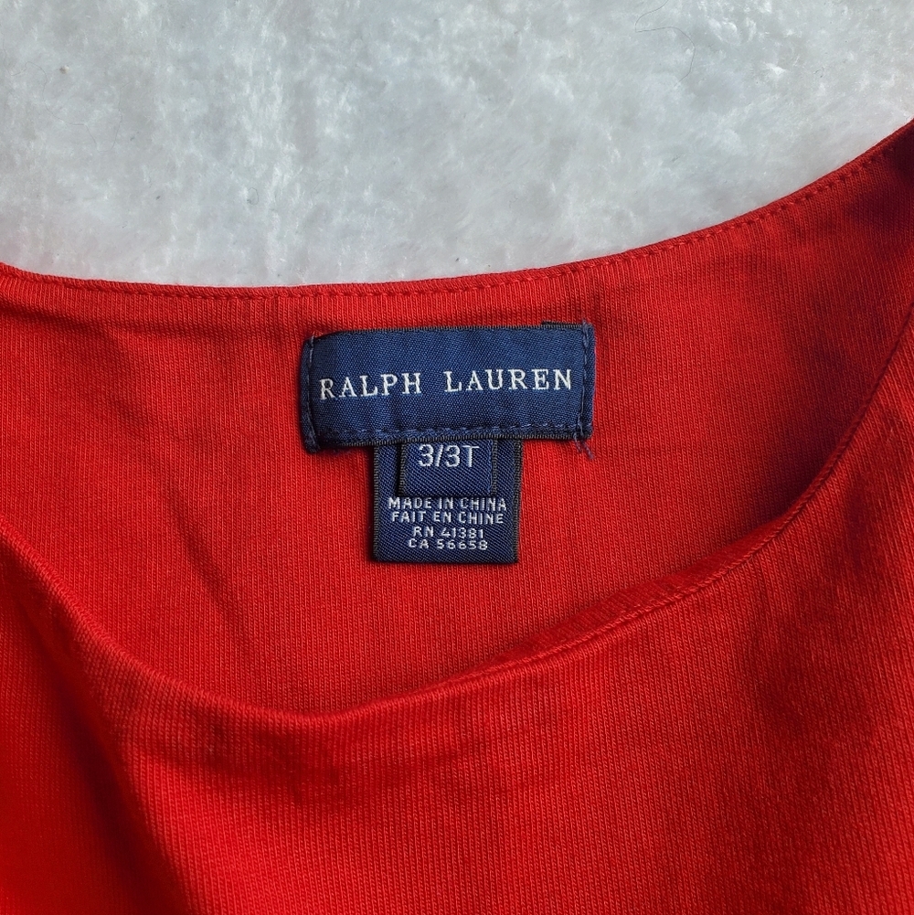 Ralph Lauren Bright Red Sleeveless Knit Dress - Picture 2 of 3